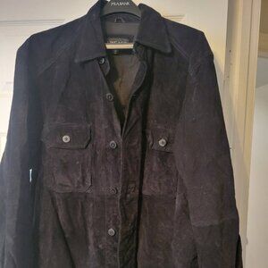 Men's Suede Shirt Jacket